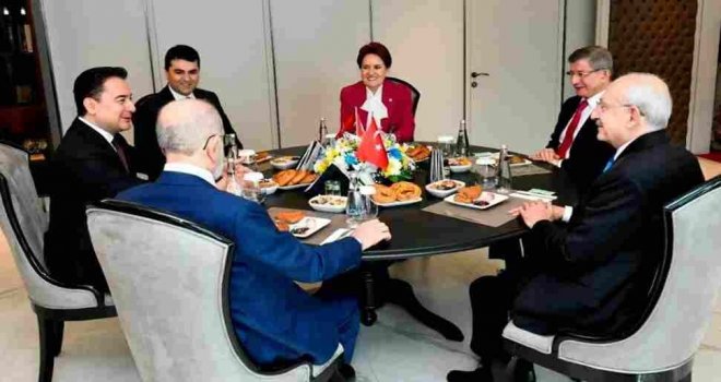 Altılı masanın ortak adayı 13 Şubat'ta belirlenecek