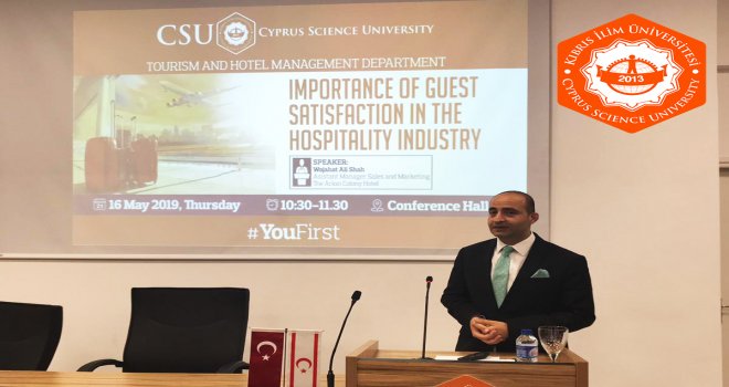 KİÜ ‘Importance of Guest Satisfaction in the Hospitality Industry’ başlıklı konferans düzenlendi