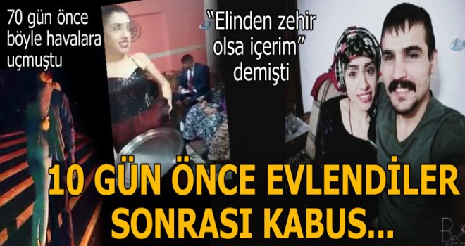 10 gün önce evlendiği eşini bıçaklamış