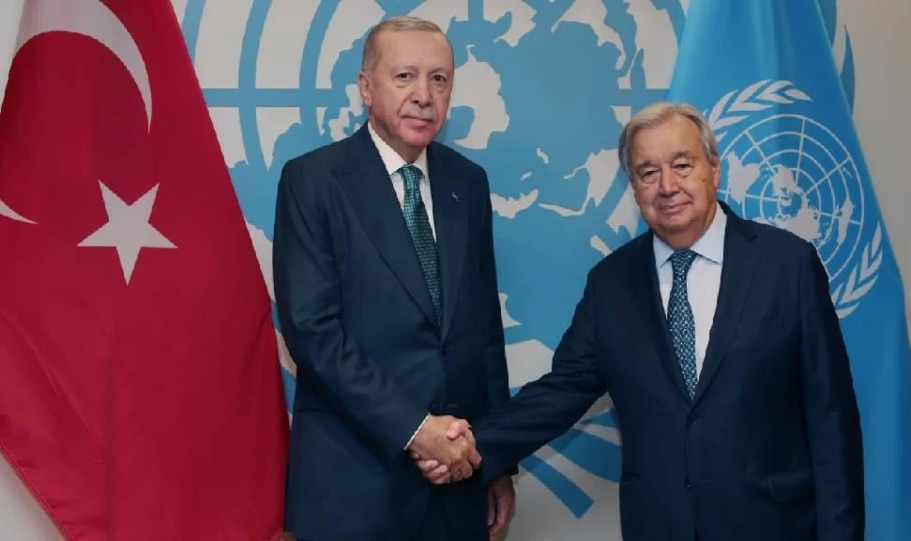 Recep Tayyip Erdoğan açıkladı: Guterres'e Atatürk Barış Ödülü verilecek