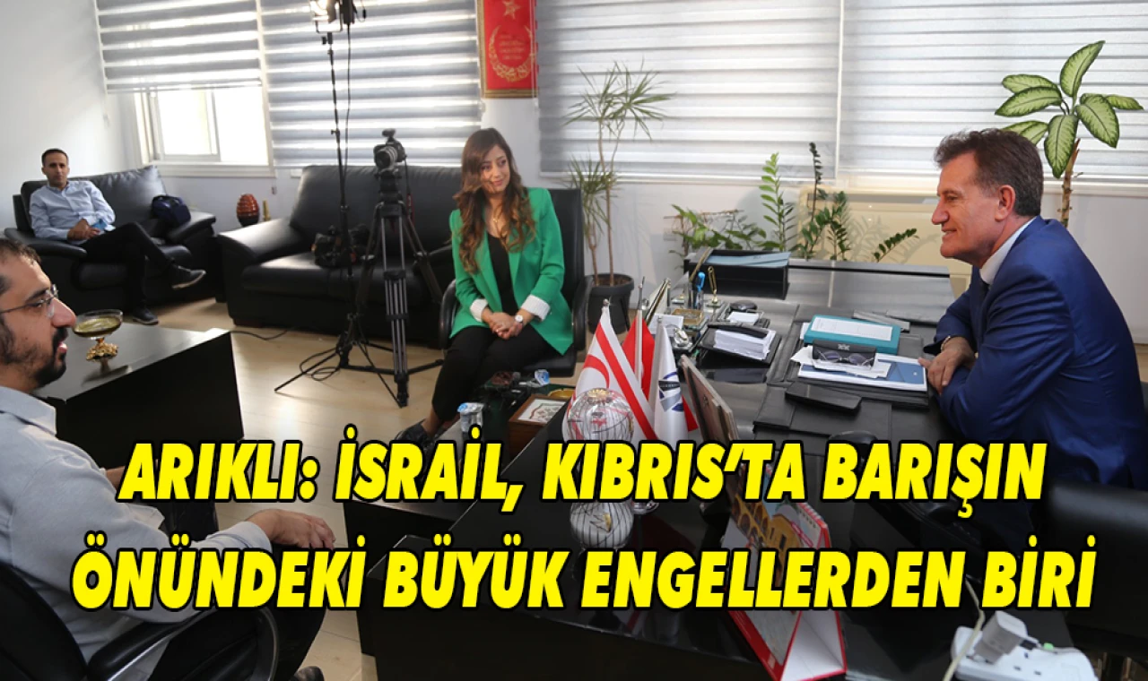 ARIKLI, AL MAYADEEN LİVE’E KIBRIS KONUSUNDA AÇIKLAMA YAPTI VE SEÇİMLERİ DEĞERLENDİRDİ