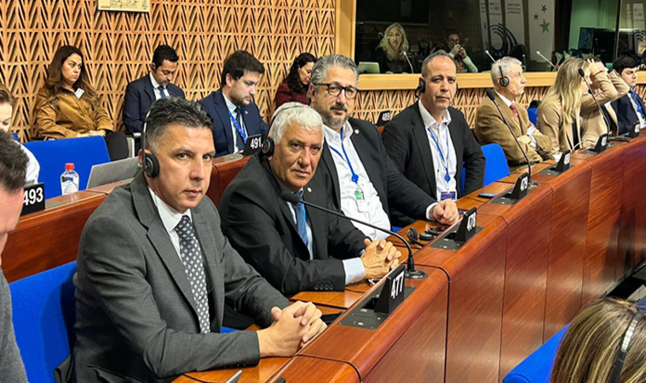 Kıbrıs Türk Belediyeler Birliği heyeti Strasbourg’daydı