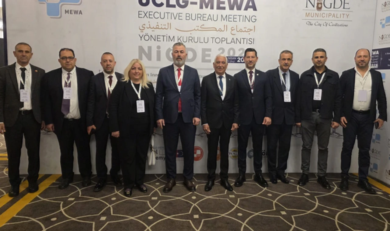 Kıbrıs Türk Belediyeler Birliği heyeti UCLG-MEWA Yönetim Kurulu toplantısına katıldı