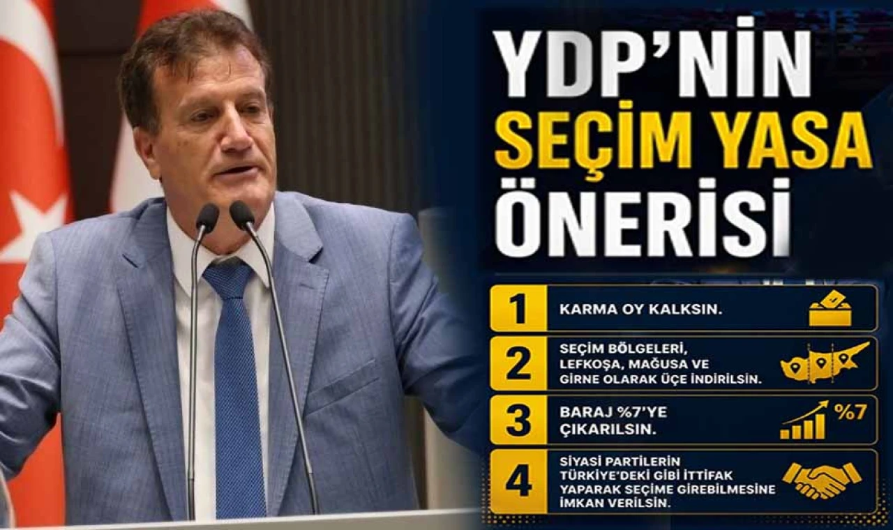 YDP'DEN SEÇİM YASASINDA KÖKLÜ DEĞİŞİKLİK ÇAĞRISI