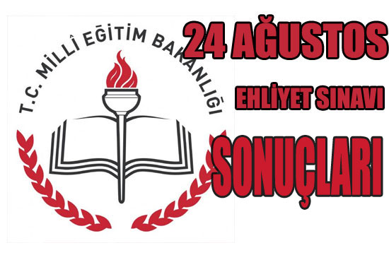 24.08.2013 Tarihli Motorlu Taşıt Sürücü Adayları Sınavı, Sınav Sonuç Bilgisi (Ehliyet 2013)