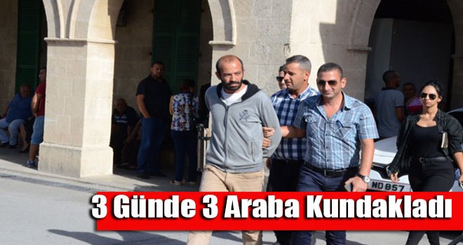 3 günde 3 araba kundakladı