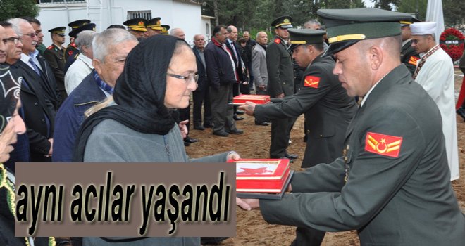 5 Kayıp Şehit Askeri Törenle Toprağa Verildi