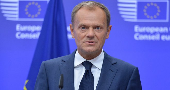 AB KONSEYİ BAŞKANI TUSK'  İSPANYA'DAKİ DURUMUN ENDİŞE VERİCİ OLDUĞUNU SAKLAMAYA GEREK YOK