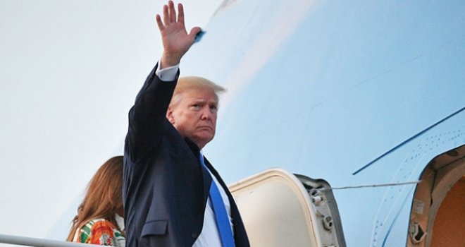 ABD BAŞKANI TRUMP TARTIŞMALI İNGİLTERE ZİYARETİNE BAŞLIYOR