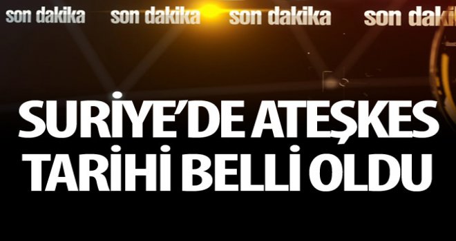 ABD ve Rusya Suriye'de ateşkes tarihi için anlaştı