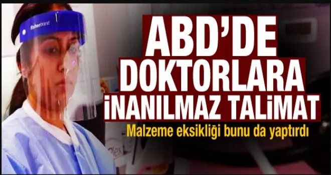 ABD'nin yetersiz tıbbi malzemeleri krize neden oluyor