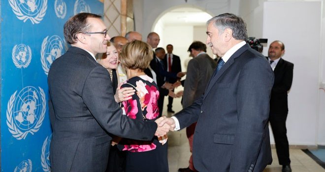 Akıncı, BM resepsiyonuna katıldı