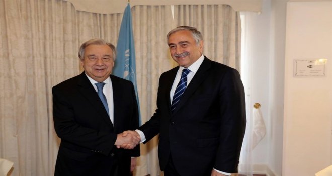 AKINCI İLE GUTERRES BU GECE YARISINDAN SONRA GÖRÜŞÜYOR