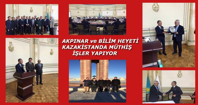 Akpınar ,bilim heyetiyle ipek yolunda tarihi imzalar atıyor
