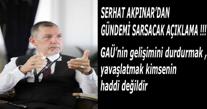 AKPINAR'DAN SERT AÇIKLAMALAR