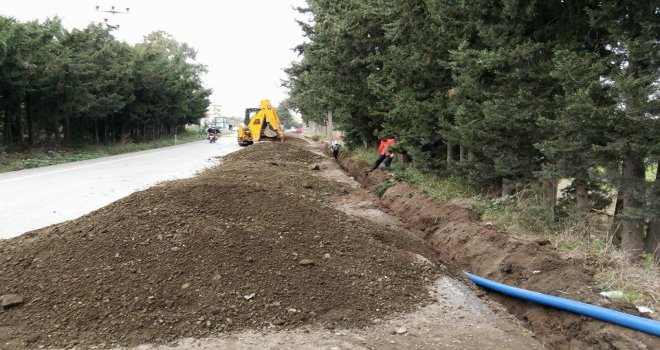 ALANİÇİ'NDEKİ ASBESTLİ SU BORULARI DEĞİŞTİRİLDİ.