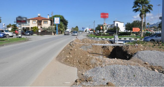 Alsancak’ta su kazıları durdu