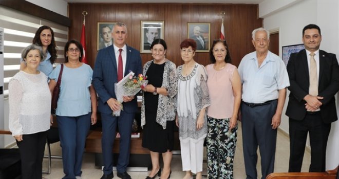 AMCAOĞLU, KANSER HASTALARINA YARDIM DERNEĞİ HEYETİNİ KABUL ETTİ
