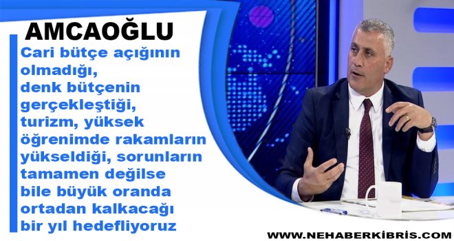 Amcaoğlu:750 milyon TL kaynak ülkeye geliyorsa bu hükümetin başarısıdır.