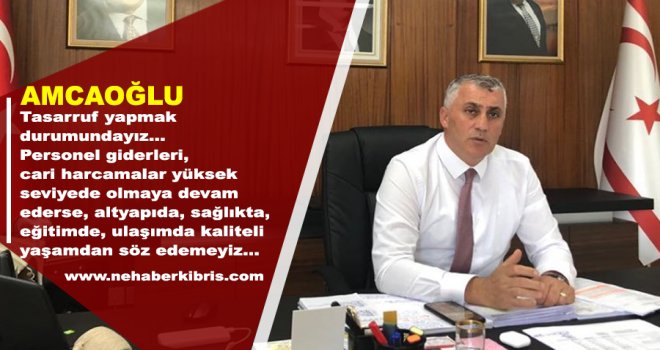 Amcaoğlu:KIB-TEK’de Mahsuplaşmayı bitirdik…