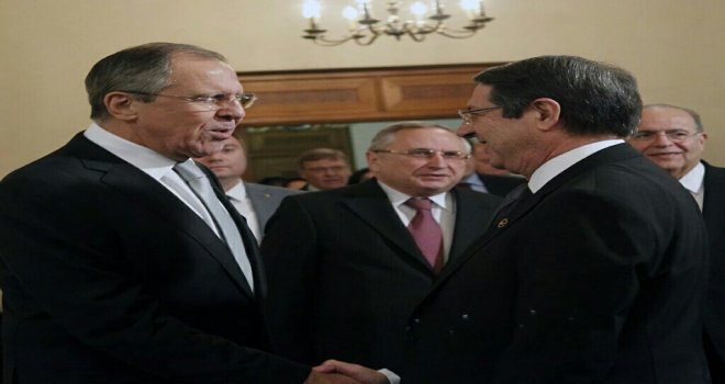 Anastasiadis,  Lavrov İle Bir Araya Geldi