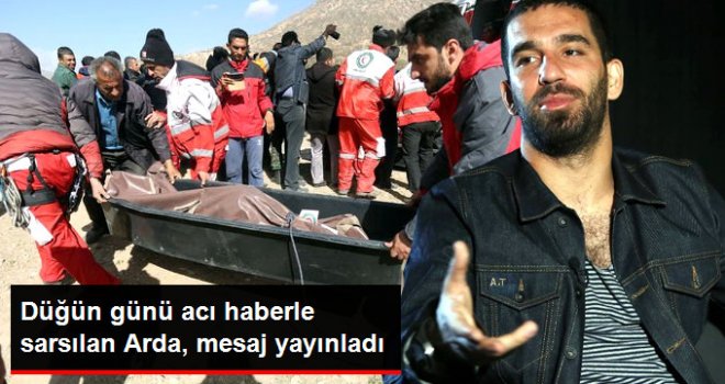 Arda Turan Evlendiği Sırada Vefat Eden Mina Başaran ve Arkadaşlarına Başsağlığı Diledi
