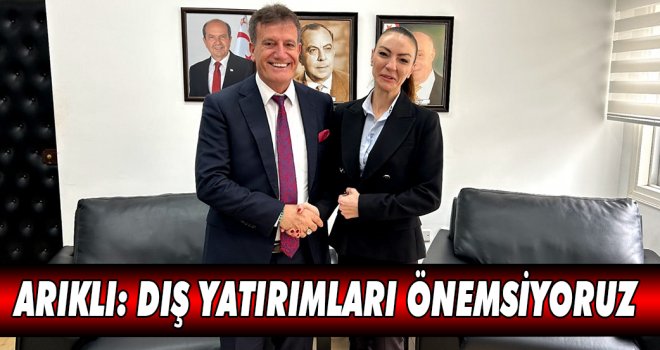 Arıklı, Türkiye'nin Karel Firması'nın Yetkilisi Gizem Tosuner'i kabul etti