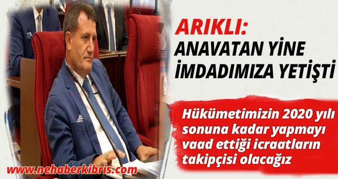 Arıklı:İmzalanan protokolün ülkemize hayırlı olmasını diliyoruz.