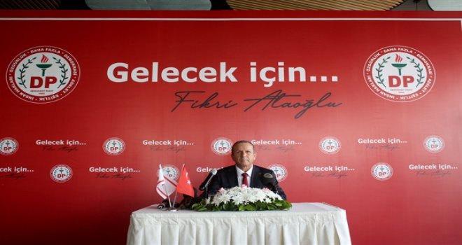 ATAOĞLU: DP BİR MİHENK TAŞI… BUNUN İÇİN GELECEK İÇİN DEMOKRAT PARTİ VE KKTC İÇİN DEMOKRAT PARTİ DİYORUM