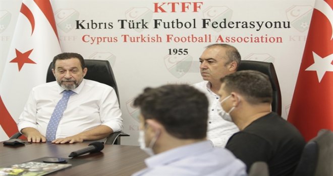 BAĞIMSIZ CUMHURBAŞKANI ADAYI DENKTAŞ FUTBOL FEDERASYONU’NU ZİYARET ETTİ