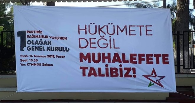 BAĞIMSIZLIK YOLU 1. OLAĞAN GENEL KURULU PAZAR GÜNÜ YAPILIYOR