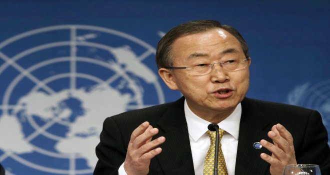 Ban Ki-moon'dan Tarihi İzne destek geldi