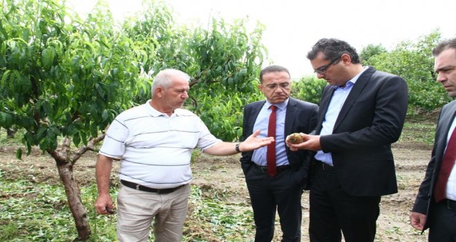 BAŞBAKAN VE BAKANLAR DOLU ZARARLARINI İNCELEDİ.