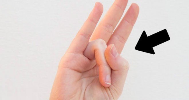 Başparmağınızla yüzük parmağınızı birkaç saniyeliğine böyle esnetin. 