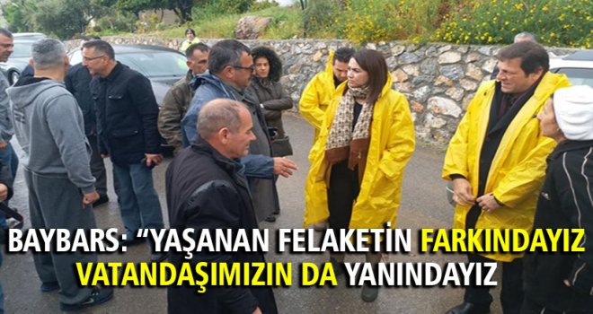 BAYBARS SU BASKINI YAŞANAN BÖLGELERİ ZİYARET EDİYOR