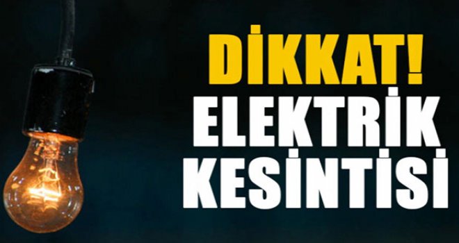 Bazı bölgelerde uzun süreli elektrik kesintisi