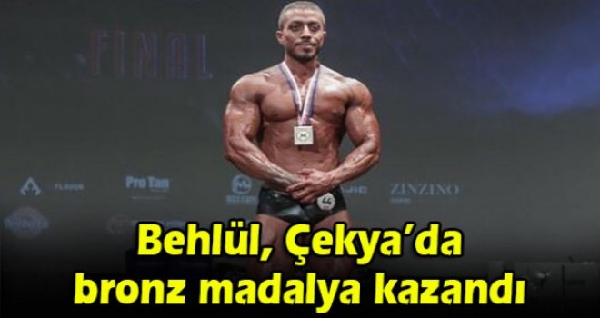 Behlül, Çekya’da bronz madalya kazandı