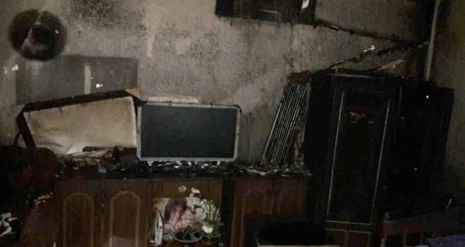 BENZİNLE SOBA YAKMAYA ÇALIŞTI