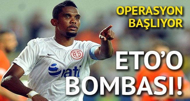 Beşiktaş'ta Eto'o bombası!