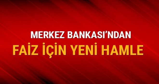 Bir hafta vadeli repo ihale faiz oranı, TCMB politika faizi olacaktır