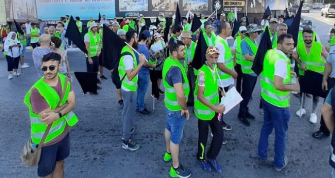 Birleşik Eylem Komitesi, Girne’den Lefkoşa’ya yürüyor