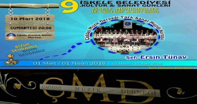 'BİZİM SEVDAMIZ' KONSERİ 10 MART’TA İSKELE’DE