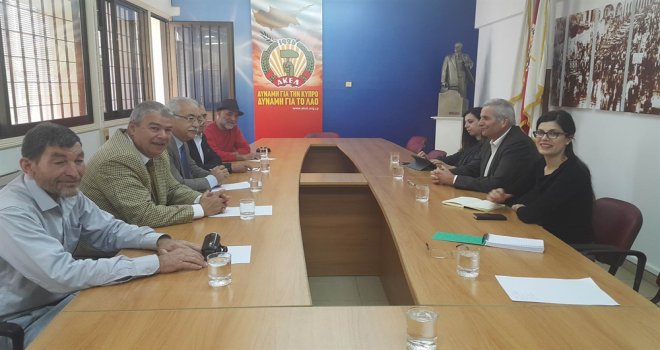 BKP VE AKEL YETKİLİLERİ GÖRÜŞTÜ