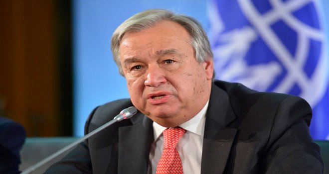 BM GENEL SEKRETERİ GUTERRES'TEN SURİYE AÇIKLAMASI