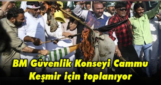 BM Güvenlik Konseyi Cammu Keşmir için toplanıyor
