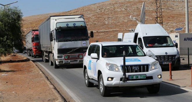 BM'DEN SURİYELİLERE İNSANİ YARDIM