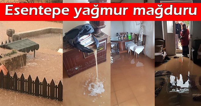 Bu kez Esentepe yağmura teslim