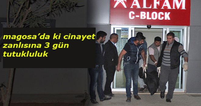 Canice işlenen cinayet...