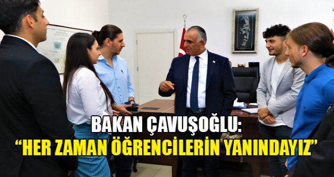 Çavuşoğlu: “Mersin’deki öğrenciler için Bünyamin Merhametsiz’i yetkilendirdim”