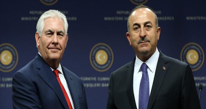 Çavuşoğlu, Tillerson ile görüştü